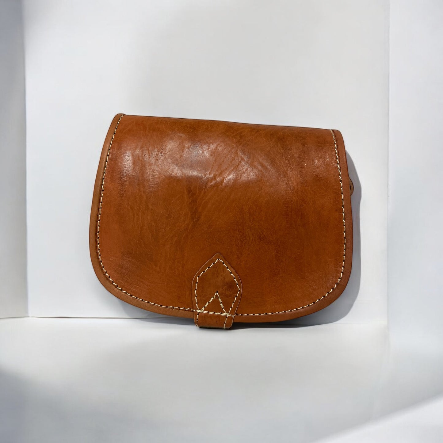 BOLSO DE CUERO LISO