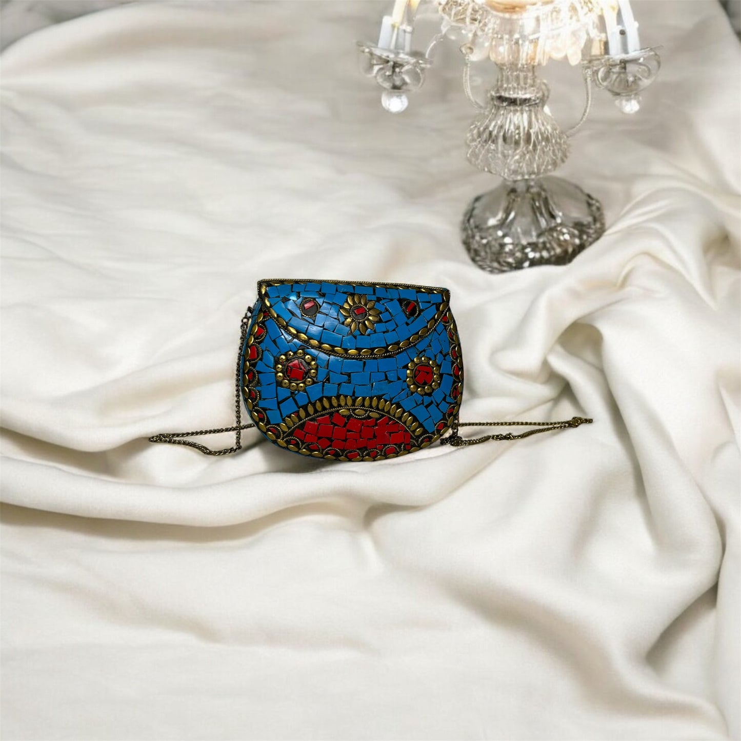 BOLSO MOSAICO BLUE