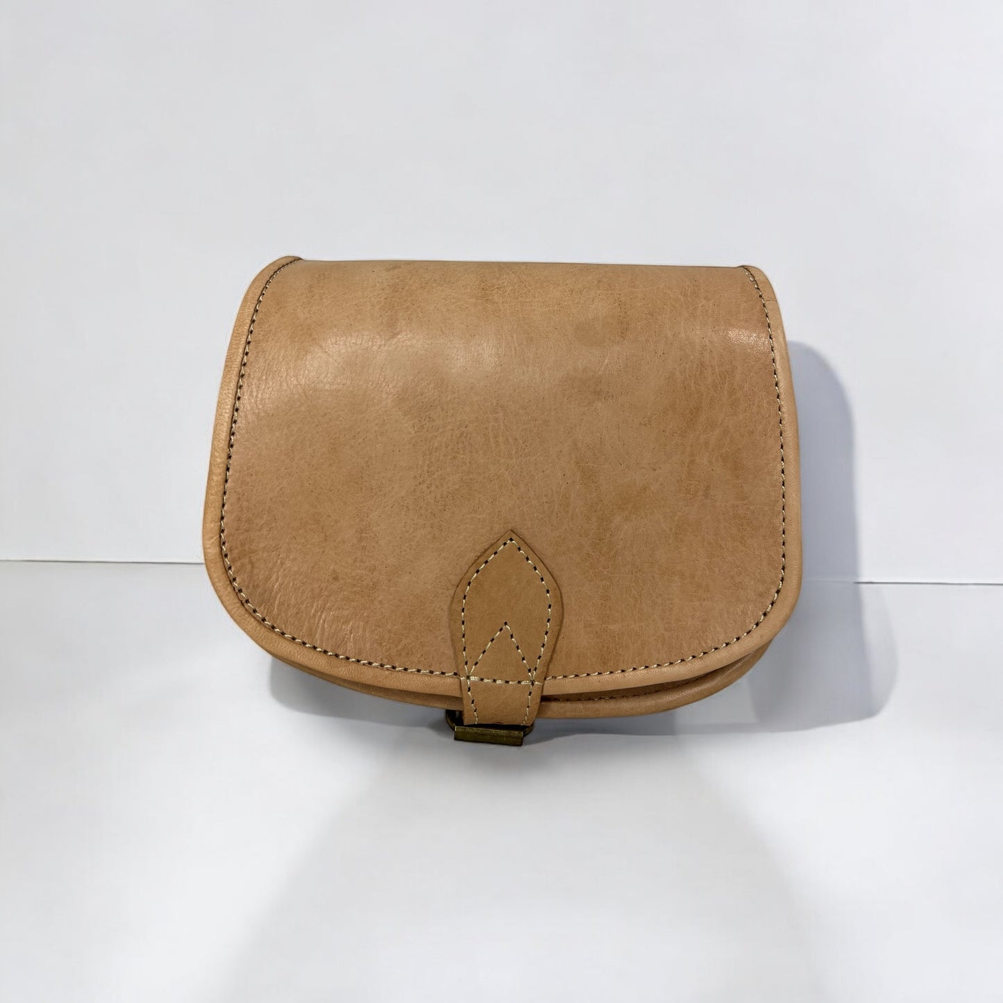 BOLSO DE CUERO LISO