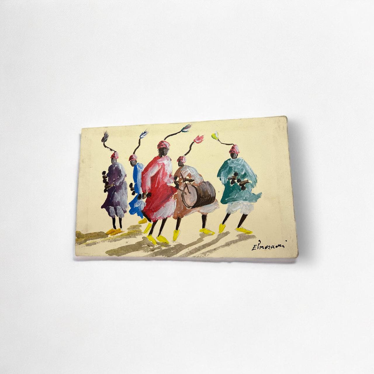 LIENZO GRUPO GNAWA